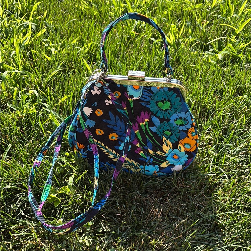 Vera Bradley - Midnight Blue Kisslock Hipster (Retired)